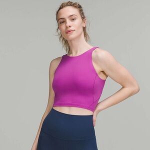 lululemon vivid plum align high-neck tank top